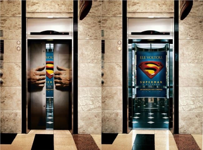 18 ý tưởng quảng cáo độc đáo có “1-0-2” trong thang máy