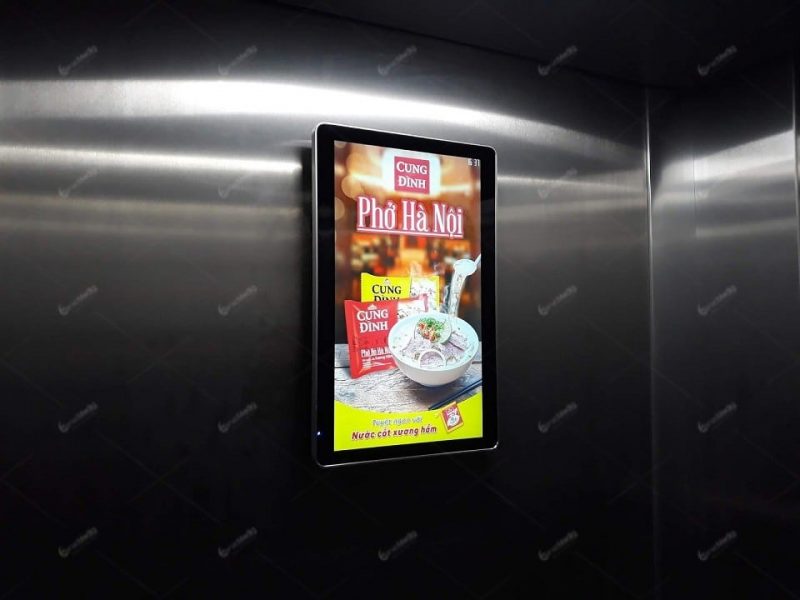 báo giá quảng cáo trong thang máy