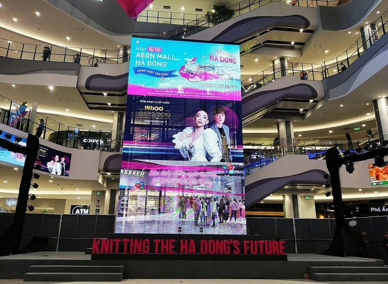 Quảng cáo tại Aeon Mall Hà Nội