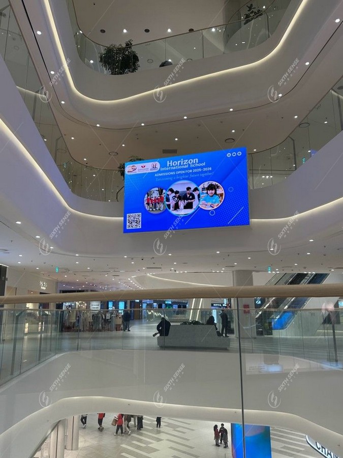 Quảng cáo trên màn hình led tại Lotte Mall cho Trường quốc tế Horizon
